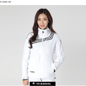 글렌 여성 흰색 스키복 세트 판매 20 TYPE G WHITE WMS JKT