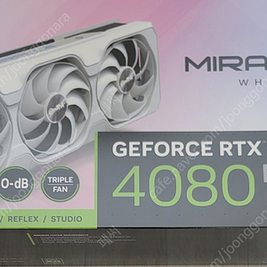 이엠텍 rtx4080super 화이트 미개봉 팝니다