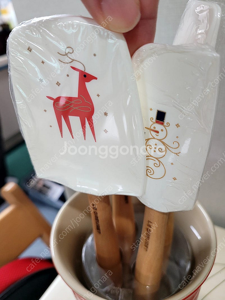 르쿠르제 실리콘 주방 조리기구 크리스마스 버전 고급 선...--4