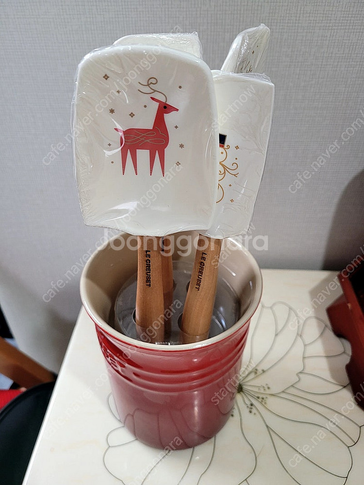 르쿠르제 실리콘 주방 조리기구 크리스마스 버전 고급 선...--5
