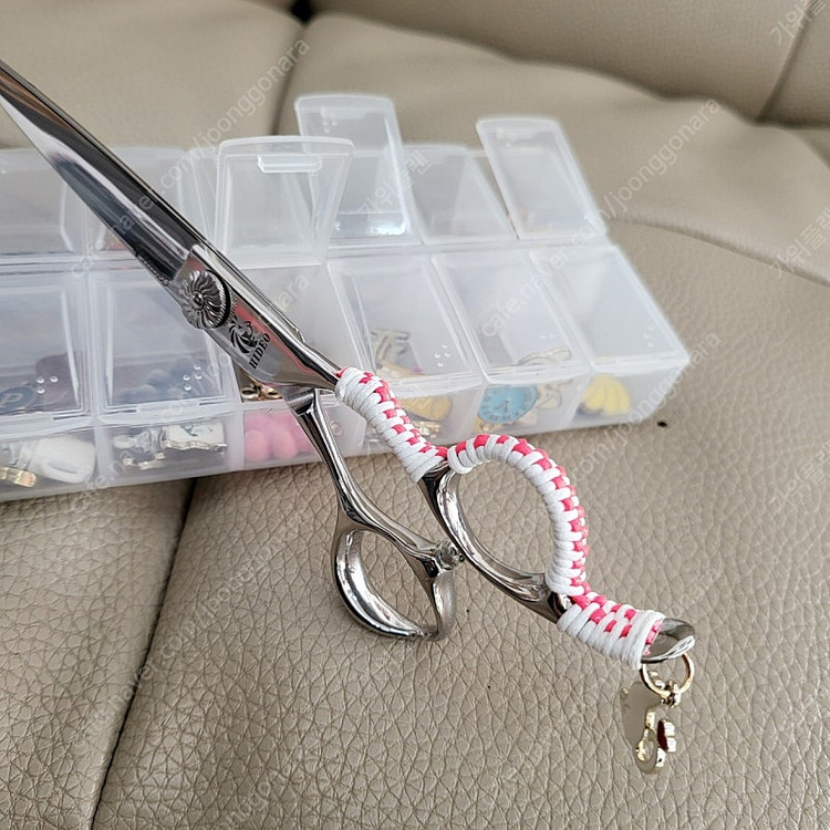 미용가위 7인치 장가위 히데오 펜던트--0