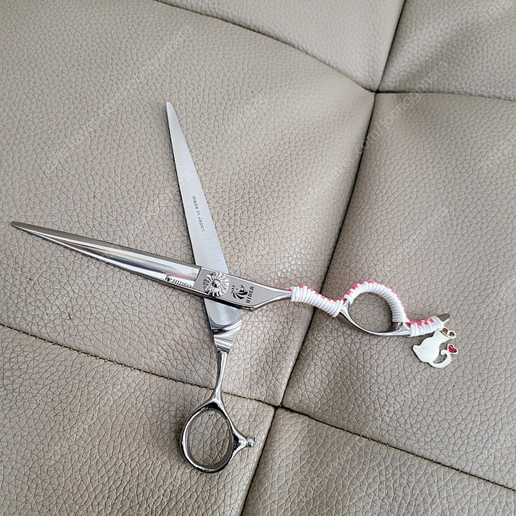 미용가위 7인치 장가위 히데오 펜던트--1