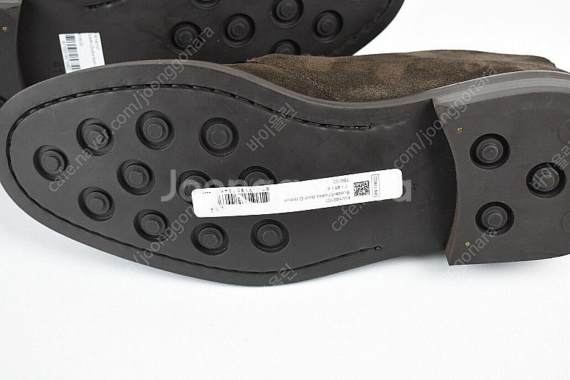 저먼 수트서플라이 SUITSUPPLY 남자 스웨이드 브라운 처카 부츠 사이즈 UK7 EUR41 US8 미착용--3