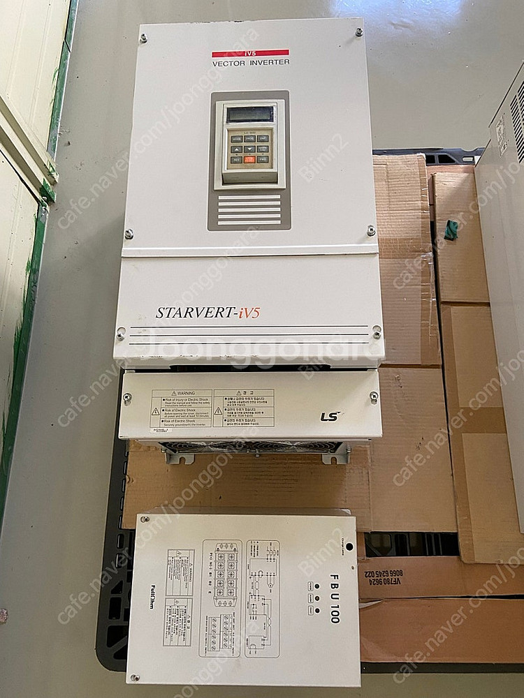 LS 인버터 SV370iV5-2 & 제동유니트 FBU1...--0