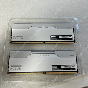 에센코어 클레브 6400 cl32 ddr5 화이트 팝니다.