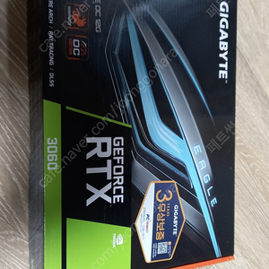 그래픽카드 GIGABYTE 지포스 RTX 3060 EAGLE V2 D6 12GB 피씨디렉트