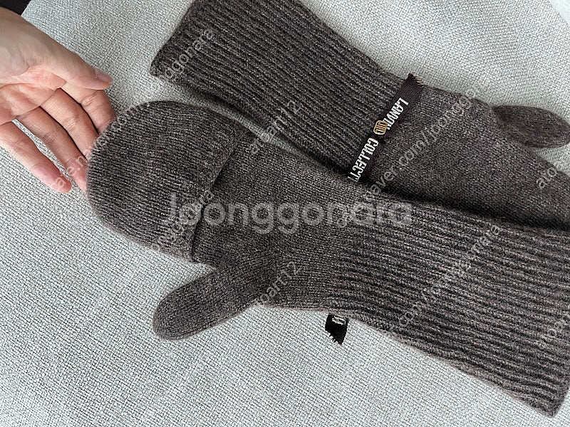 한섬 랑방컬렉션 캐시미어장갑--1