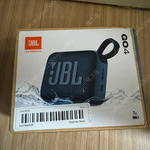 JBL GO4 블루투스 무선 스피커 (미개봉 신품, 블루 색상)