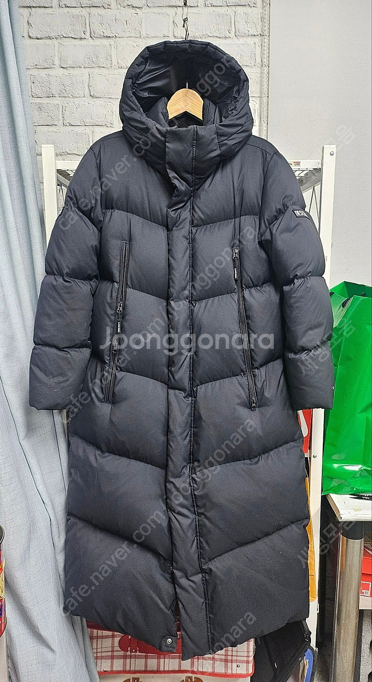 데상트 남성 롱패딩 95~100 구스패딩 헤비 벤치다운...--0