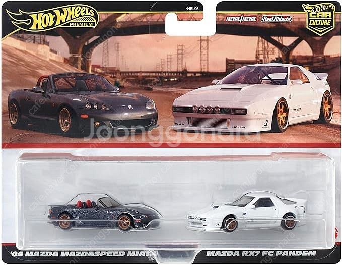 핫휠 마쯔다 마쓰다 2팩 미아타+RX7 FC PANDE...--1
