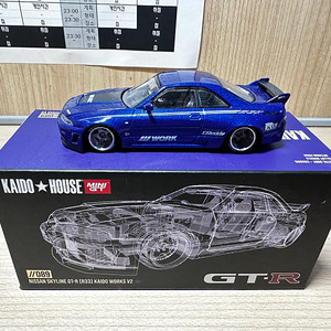 카이도 하우스 r34 블루 1:64 1/64 다이캐스트