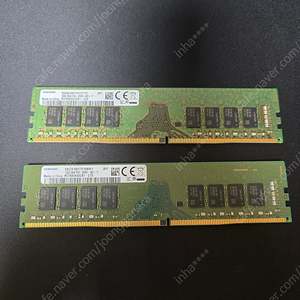 삼성 ddr4 16g×2(32g)