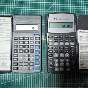 텍사스 인스트루먼츠 재무계산기 2종 texas instruments