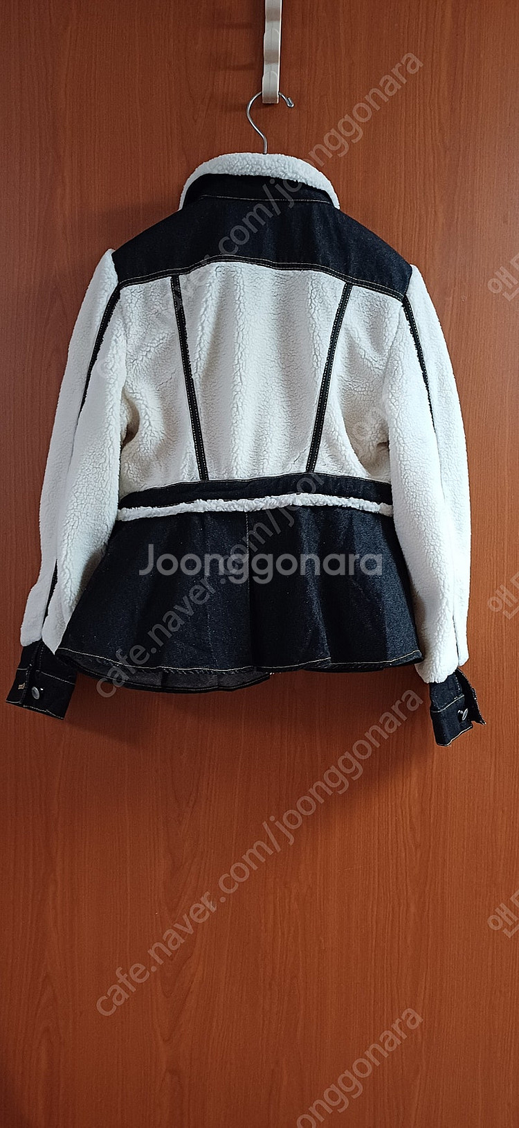 블랙데님 뽀글이 자켓 S(택포)--1