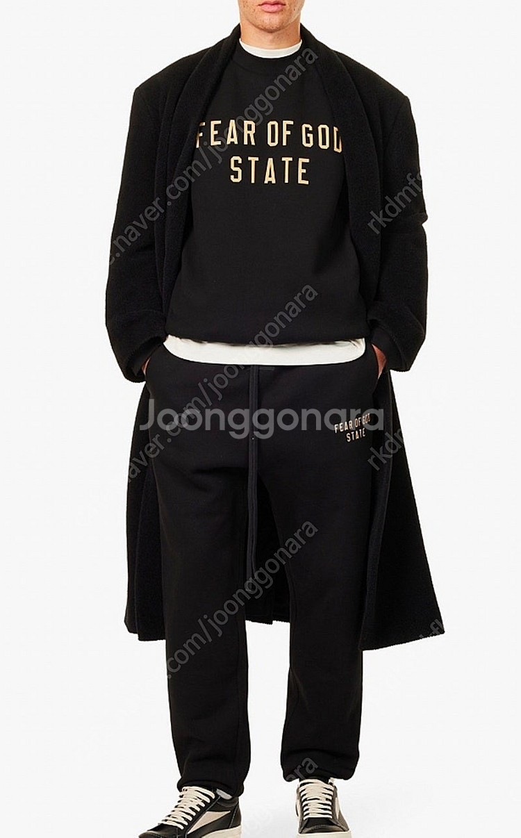 에센셜 Fear of god state 맨투맨 xl 새상품--1