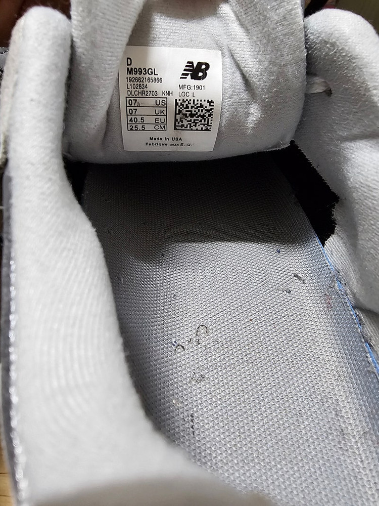 뉴발란스 993 그레이 255--4