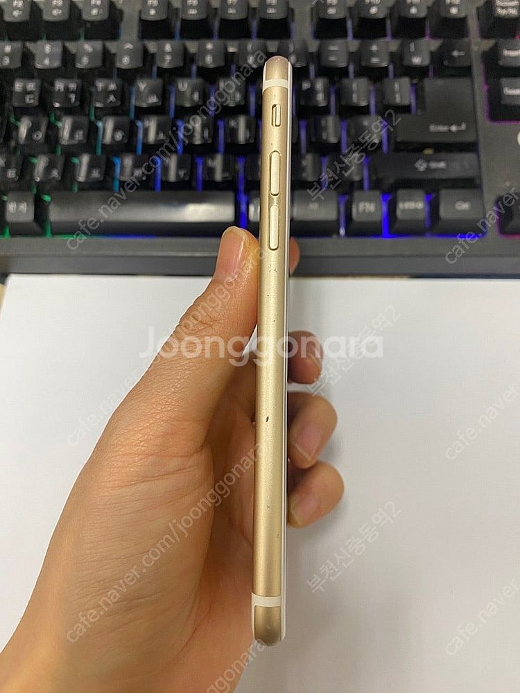 198468 아이폰6S 골드 액정SS급 64GB 배터리...--4