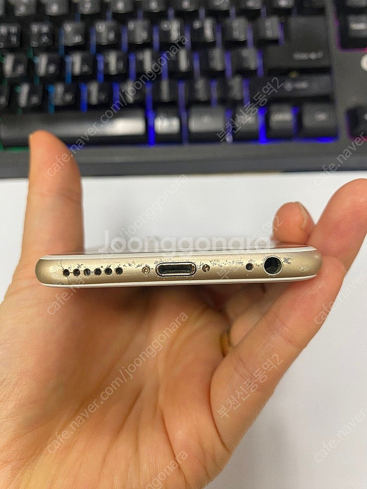 198468 아이폰6S 골드 액정SS급 64GB 배터리...--6