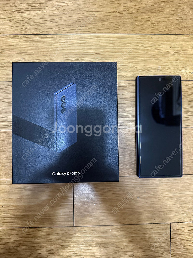 갤럭시 폴드6 512GB 네이비 박스풀셋 자급제--0