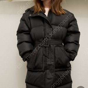 미미씨엘 덕다운 벨트패딩 2xl 130 사이즈 (한번착용)