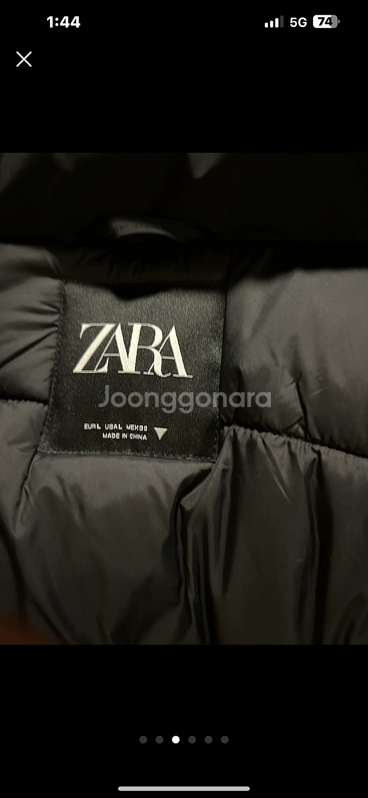자라 패딩 크롭패딩 zara--2