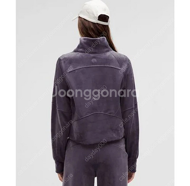 룰루레몬 퍼넬넥 스쿠바 벨벳 M/L 새상품--1