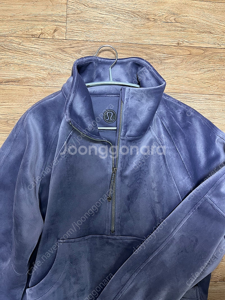 룰루레몬 퍼넬넥 스쿠바 벨벳 M/L 새상품--3