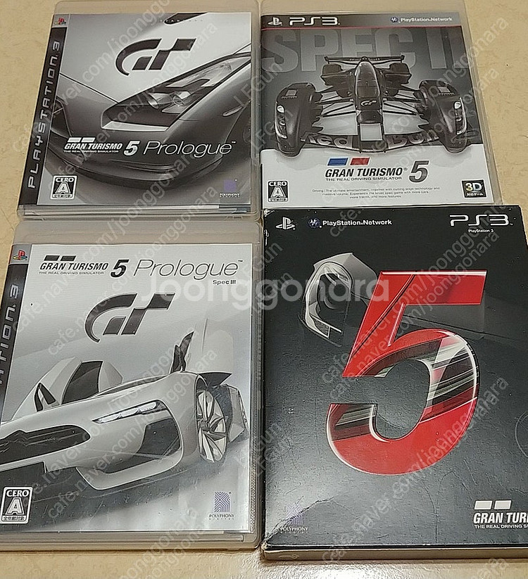 PS3) 일판 그란투리스모 5 시리즈 4개 일괄 팝니다...--0