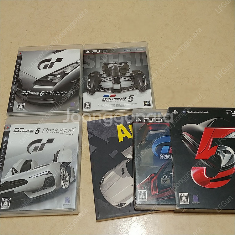 PS3) 일판 그란투리스모 5 시리즈 4개 일괄 팝니다...--1
