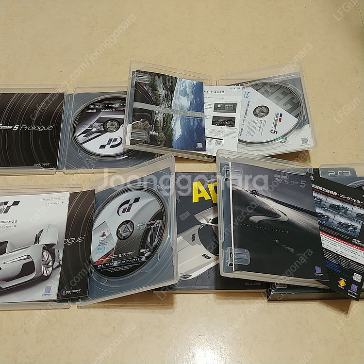PS3) 일판 그란투리스모 5 시리즈 4개 일괄 팝니다...--2