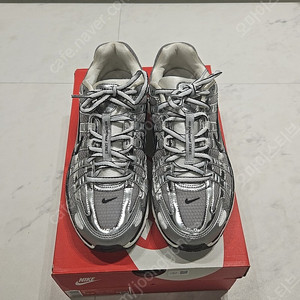 나이키 P6000 메탈릭실버 270