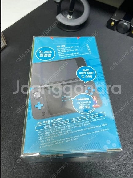 뉴 닌텐도 2DS XL 미개봉 세제품 블랙 터콰이--0