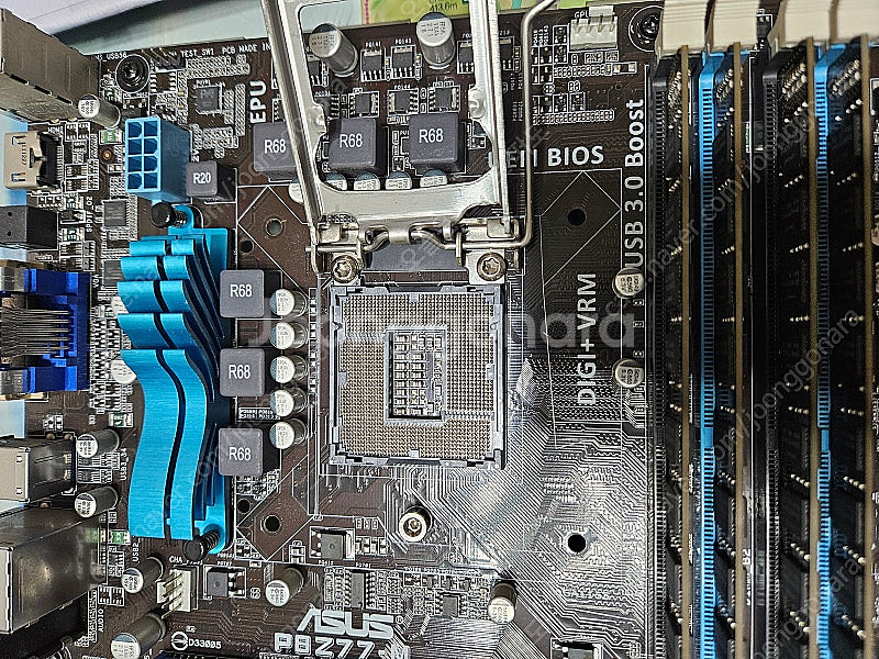 (부산) asus q8z77 - M 메인보드 팝니다.--1