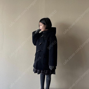 동그라미마켓 더블 하프코트 (블랙L)