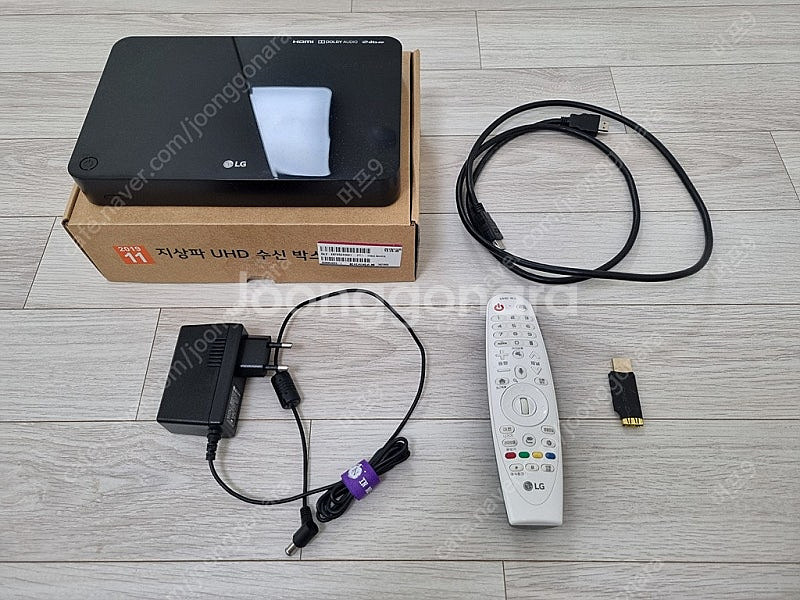 LG 지상파 UHD 셋탑박스 (AN-US800K) + ...--0