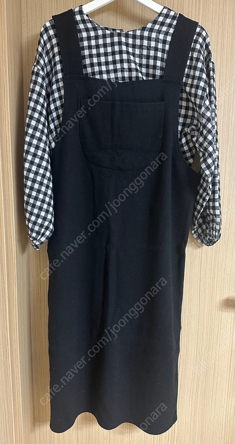 가격내림 여성원피스세트 니트원피스 깅엄체크블라 체크블라우스 기모블라우스 사이즈55-77 니트뷔스티에 하객룩 모임룩 이미지