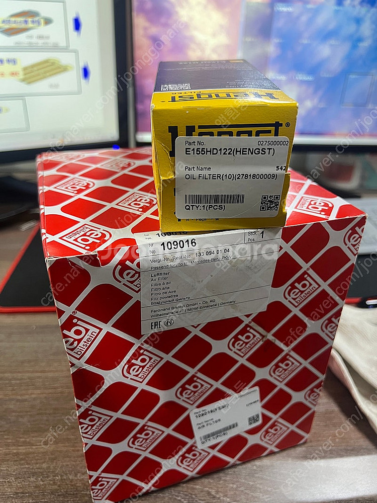 벤츠 AMG 에어필터 오일필터 팝니다(a45 cla45 gla45 c63 e63 amg)--0