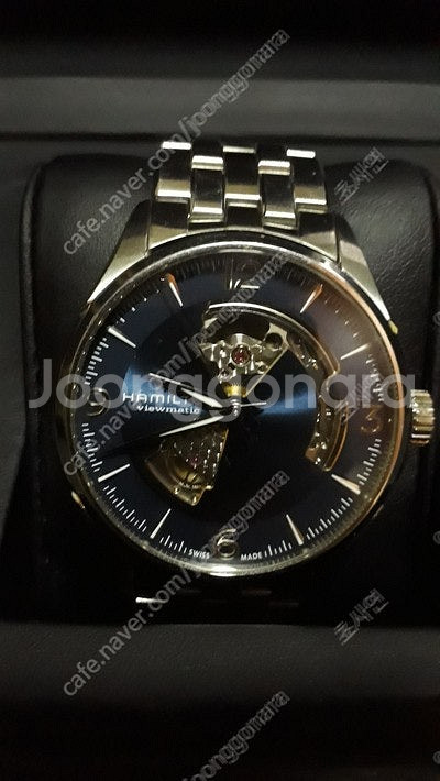 해밀턴 재즈마스터 오픈하트 청판 42mm 시계 팝니다 ...--0