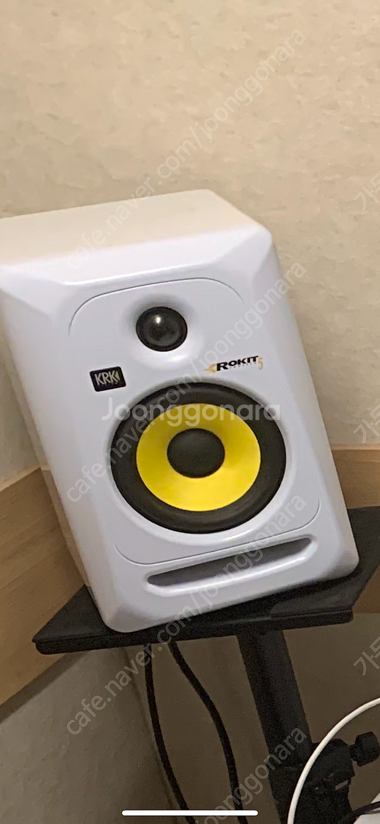 krk rokit5 모니터 스피커 1조 화이트 풀박--0