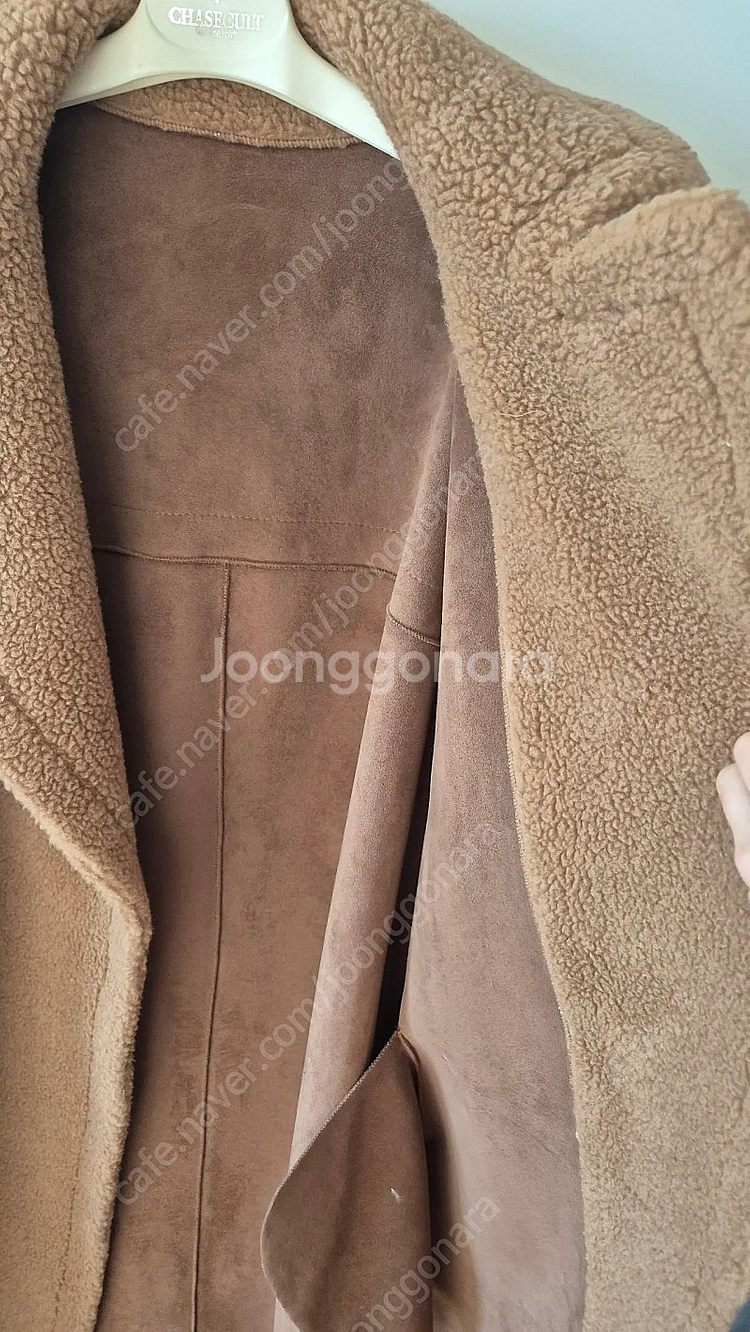 양모 코트(나이스클럽) 리버시블--2