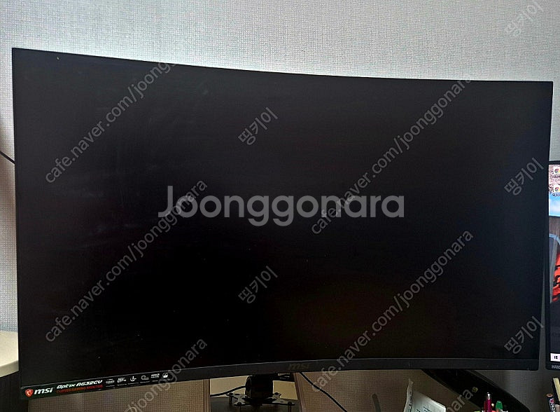 32인치 커브드 게이밍 모니터(165hz) msi Op...--0