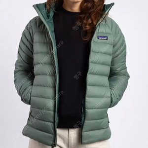 (새상품) 파타고니아 다운스웨터 경량패딩 xs 헴록그린