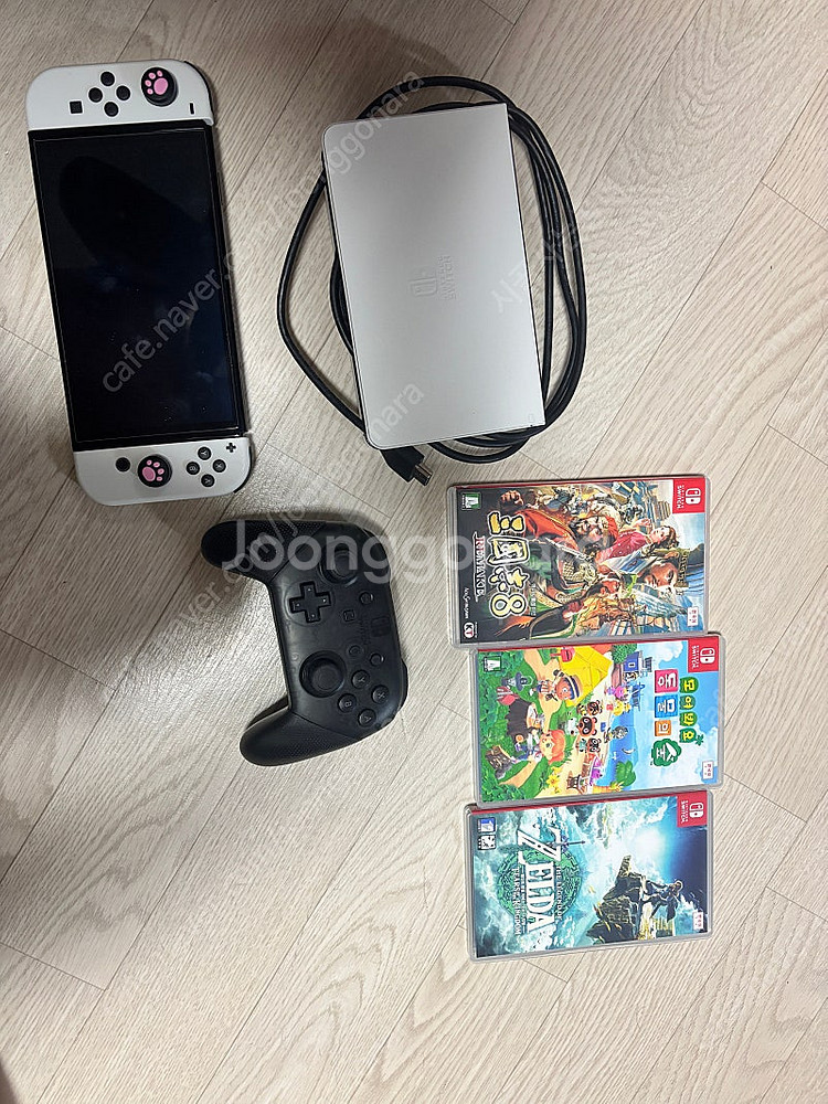 닌텐도 oled +게임3개 +프로콘 팔아요--0