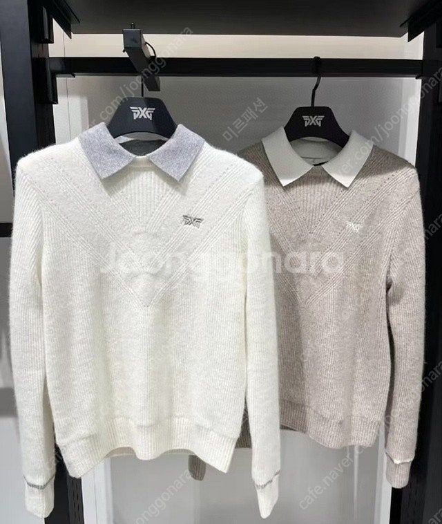 PXG 카라넥 여성 니트 스웨터 3칼라--6