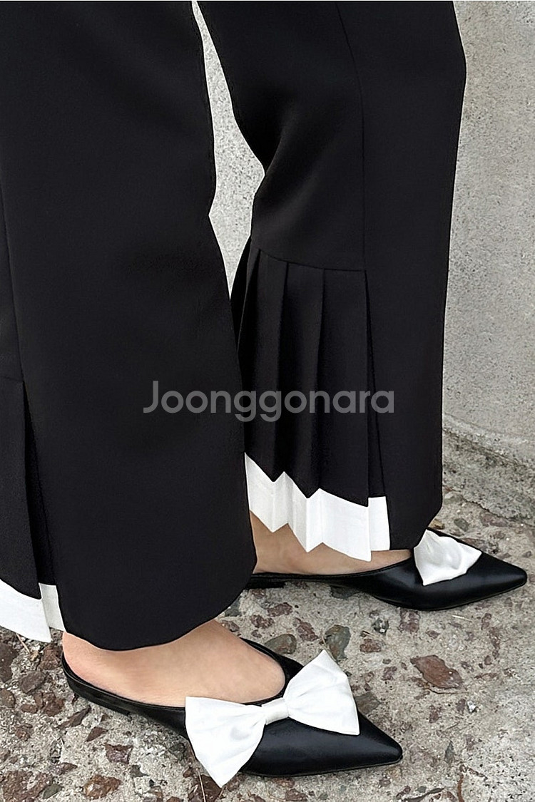 라모다 피아노 팬츠 (세컨케이 플리카)--0