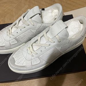 발렌티노 로우탑 스니커즈 더티워싱 290 새상품, Valentino Calfskin Mesh VL7N Low-Top Sneakers eu44