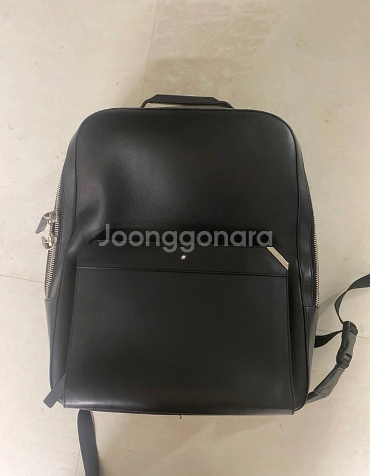 몽블랑 가죽 백팩 판매--0