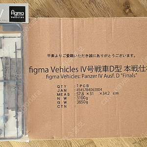 새제품 맥스팩토리 (MAX FACTORY) 1/12 피그마 (figma Vehicles) 걸스 앤 판처 - 4호 전차 D형 & 디테일업 파츠 판매합니다.