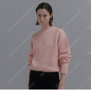 낫띵리튼 alpaca pullover sweater (baby pink) 팝니다