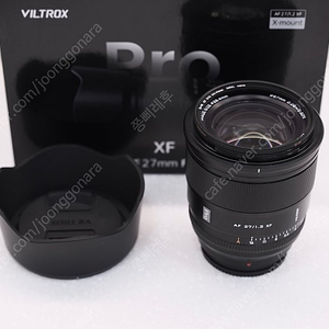 빌트록스 27mm f1.2 풀박 새상품급 후지 x 마운트